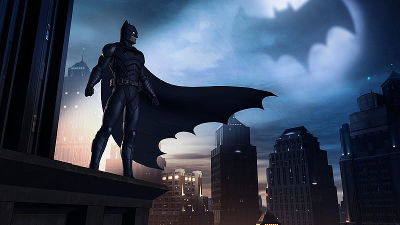 Telltale Batman, batman, superheroes, digital-art, artwork, artstation, HD wallpaper