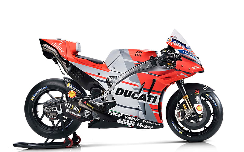 Ducati Desmosedici GP18, side view, 2018 bikes, sportsbikes, Ducati, HD wallpaper