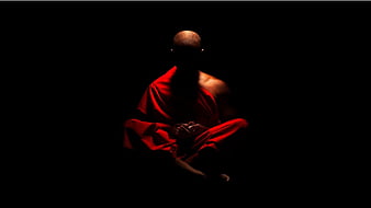 Monk Meditation, HD wallpaper | Peakpx