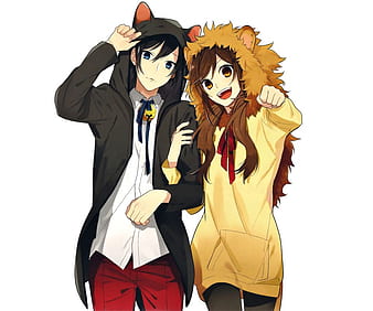 Download Hori Kyouko - The Vibrant Anime Character Wallpaper