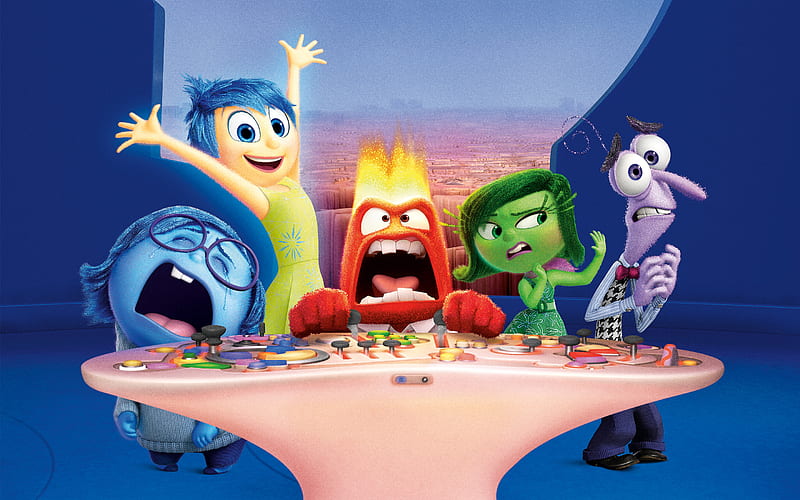 Inside Out Movie Characters, pixar, disney, movies, inside-out, animated-movies, HD wallpaper