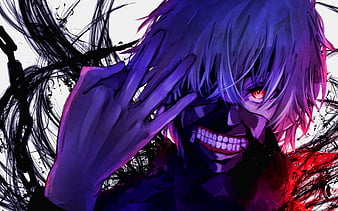 Download wallpaper 1920x1080 tokyo ghoul, artwork, ken kaneki