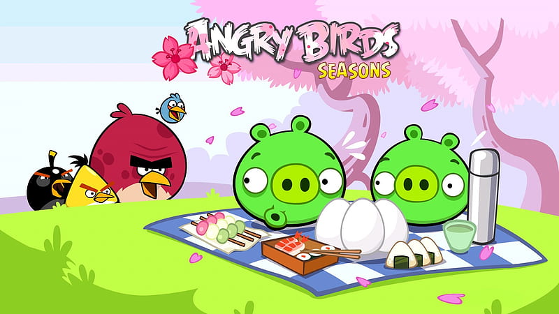 Angry Birds-High quality, HD wallpaper