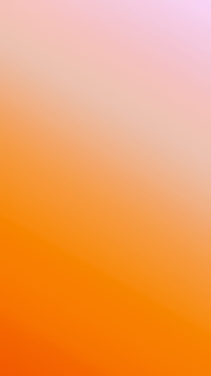 Orange gradient , gradient, orange, solid, white, HD phone wallpaper
