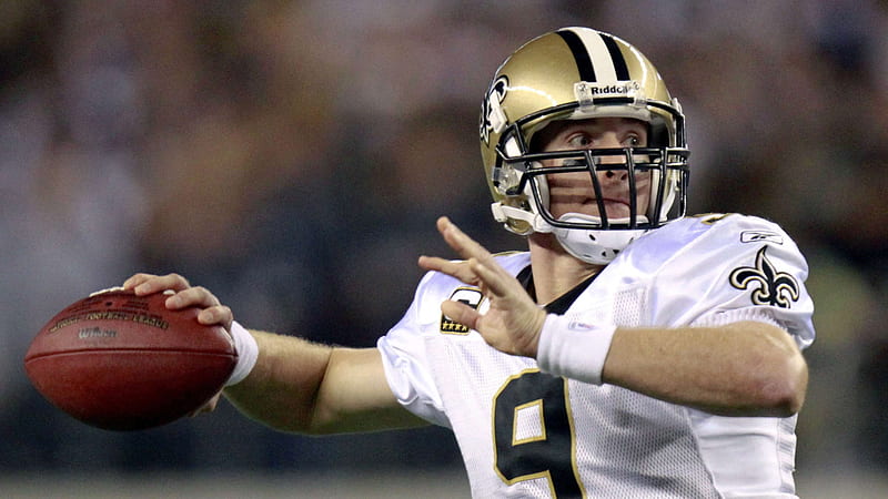 Drew Brees Is Going To Throw Ball Drew Brees, HD wallpaper