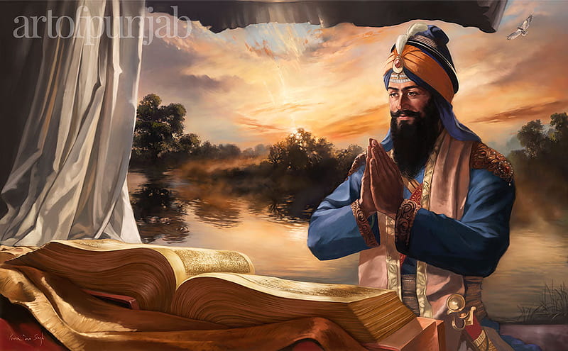 Guru Granth Sahib - The Eternal Guru – ArtofPunjab, Sikh Warriors, HD  wallpaper | Peakpx