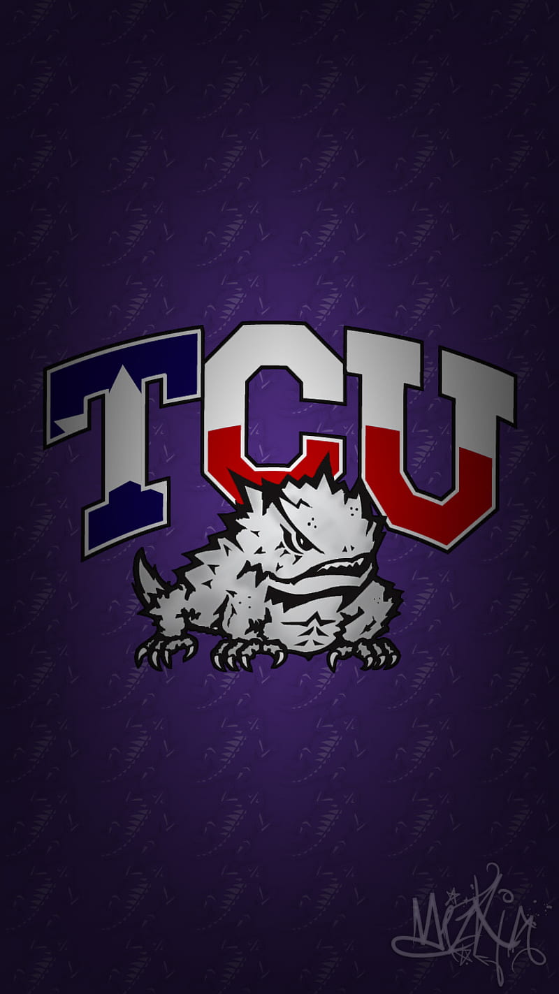 Download wallpapers TCU Horned Frogs 4k american football team NCAA  violet white stone USA asphalt texture american football TCU Horned  Frogs logo for desktop free Pictures for desktop free