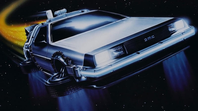 Back to the Future (DeLorean), delorean, movies, entertainment, car, HD wallpaper