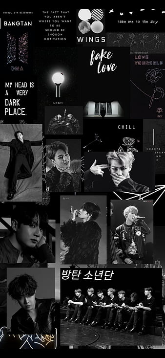 BTS black and white, standing, asthetic, black and white, HD phone wallpaper  | Peakpx