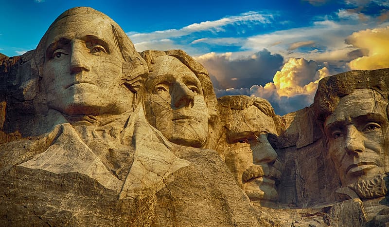 Sculpture, Monument, Memorial, , Mount Rushmore, President, HD wallpaper