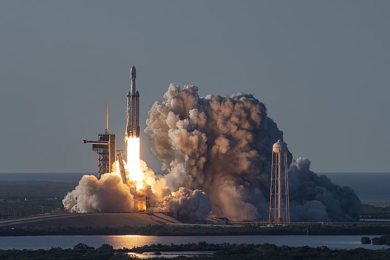 Rocket, Technology, Lift Off, Spacex, Falcon Heavy, HD wallpaper
