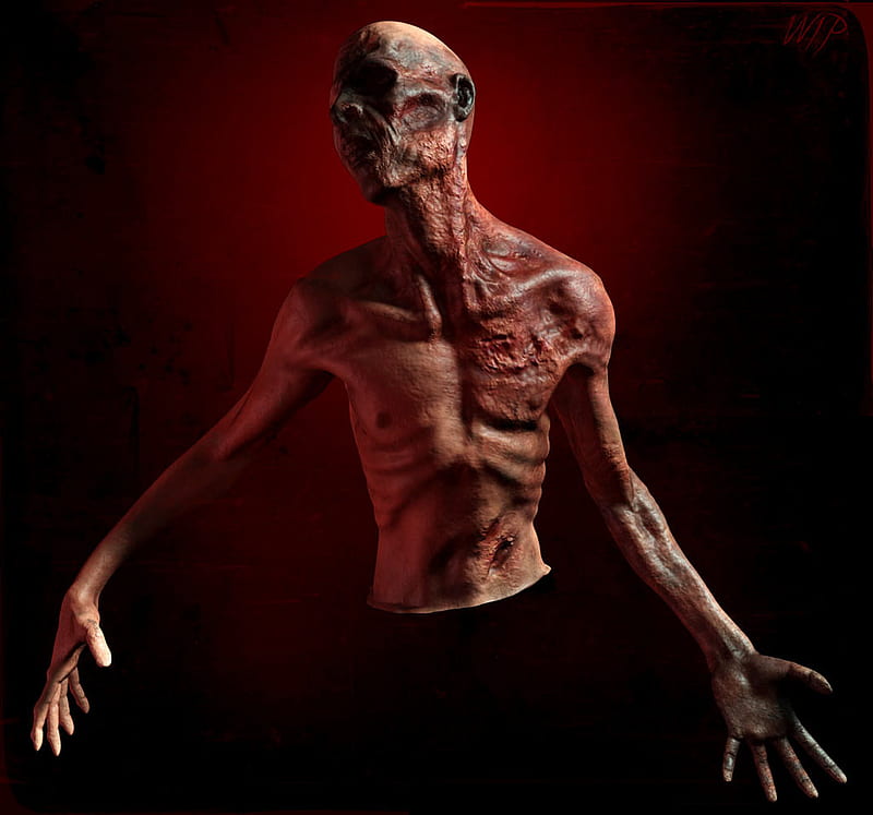 Zombie, dead, living dead, rotting, brains, HD wallpaper