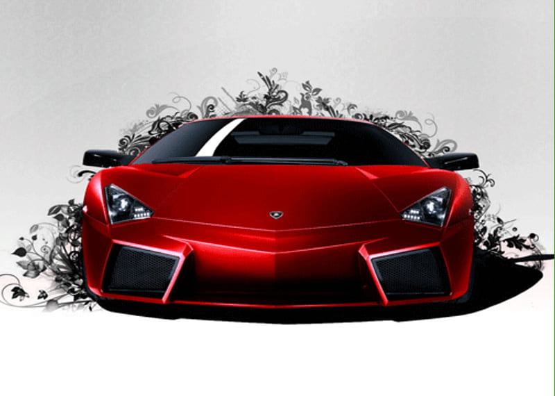 Lamborghini Reventon 1, powerful, perfect, exterior modifications, menacing power, extreme power and precise functionality, HD wallpaper