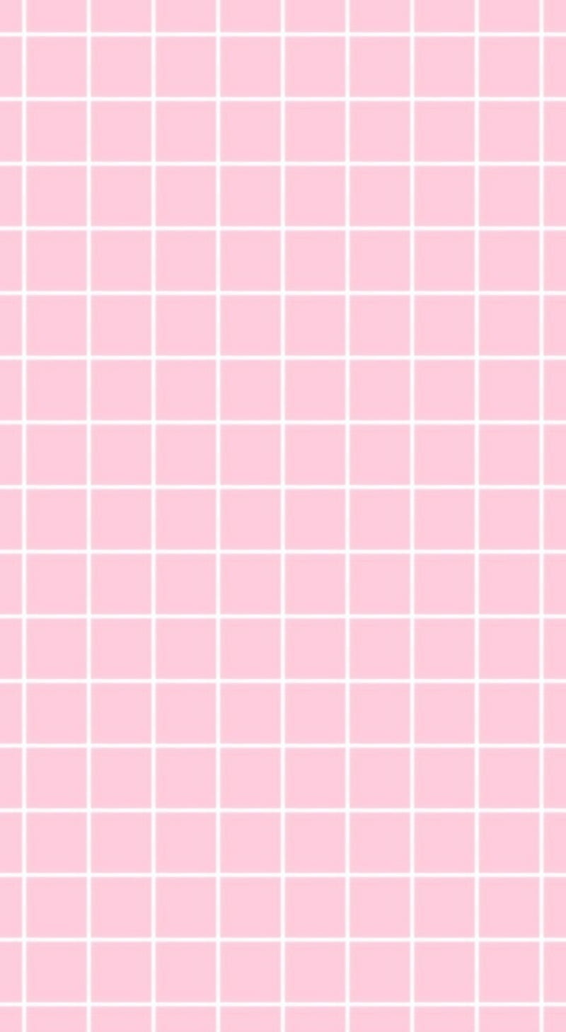 Pink grid, aesthetic, HD phone wallpaper | Peakpx
