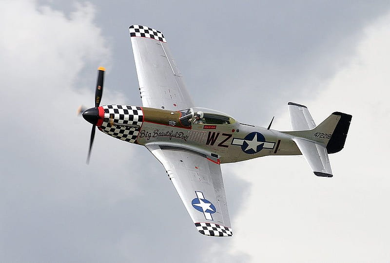 North American P-51 Mustang, united states air force, world war two, mustang fighter, north american, HD wallpaper