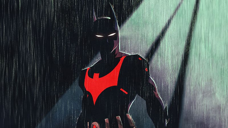 Batman Beyond From Darkness, batman-beyond, batman, superheroes, artist, artwork, digital-art, artstation, HD wallpaper