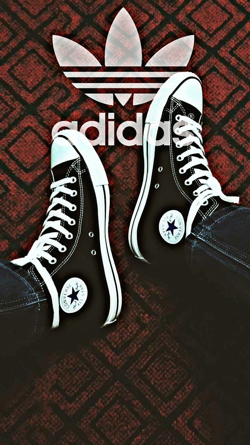 Adidas, all, alone, converse, cool, love, sad, shoes, skates, star, you, HD phone wallpaper