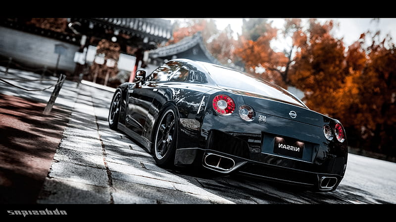 Nissan GTR 2, nissan, nissan-gtr, carros, black, HD wallpaper | Peakpx