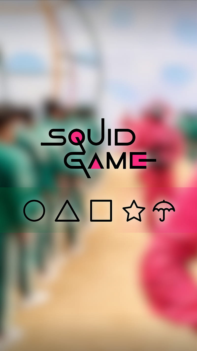 Squid Game, symbol, art, HD phone wallpaper