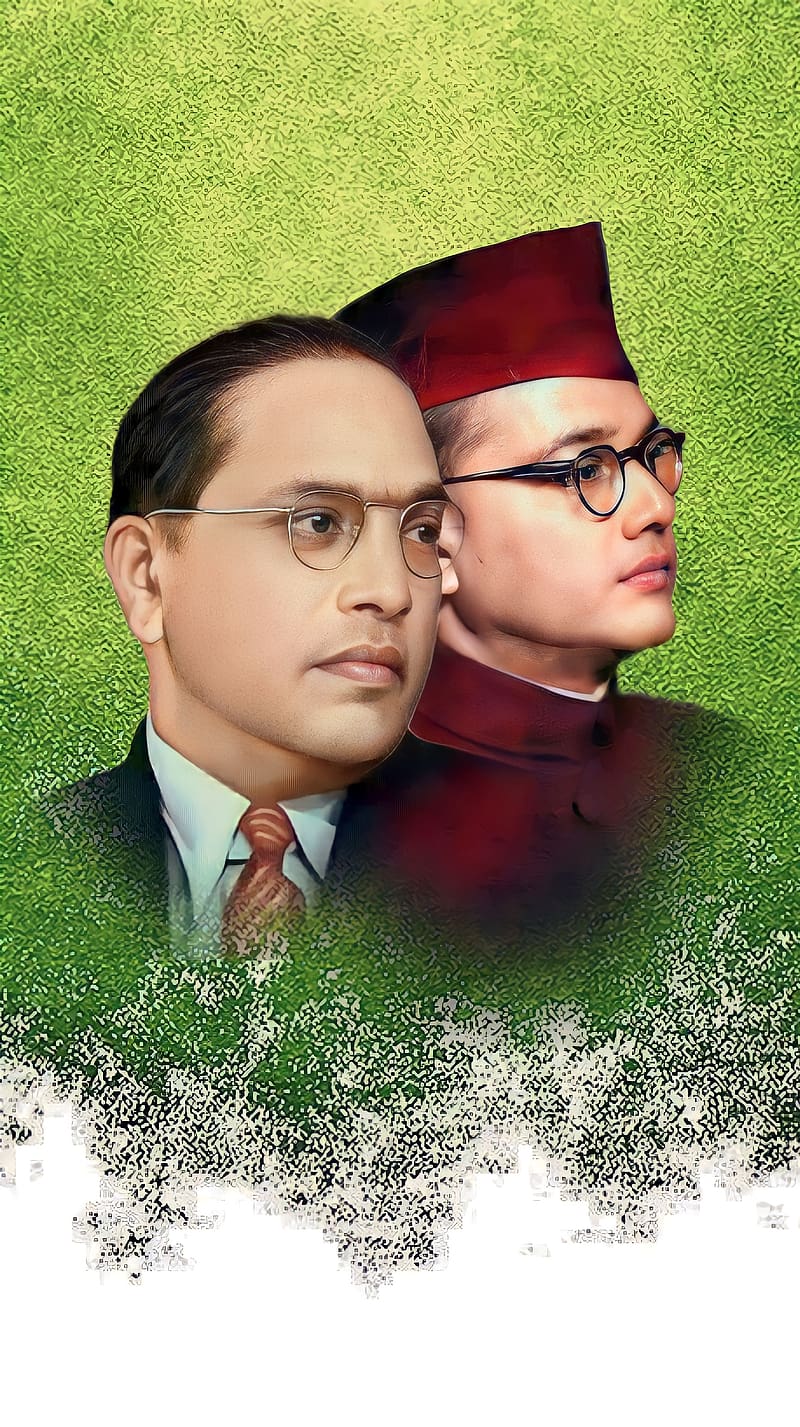 Dr. Babasaheb Ambedkar And Netaji Subhash Chandra Bose, #dr babasaheb ambedkar, #netaji subhash chandra bose, # ultra, HD phone wallpaper