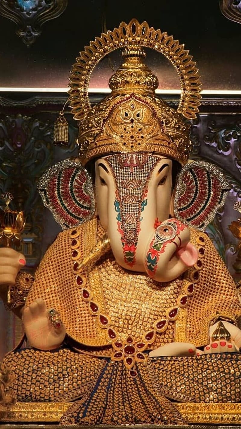 Dagdusheth Ganpati, vinayak, ganesh ji, god, lord, HD phone wallpaper |  Peakpx