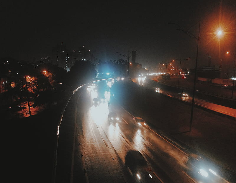 Anchieta, dark, edge, estrada, night, noite, road, sao paulo, street ...