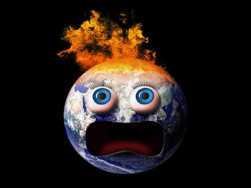 Crying Earth, fire, funny, crying, earth, HD wallpaper | Peakpx