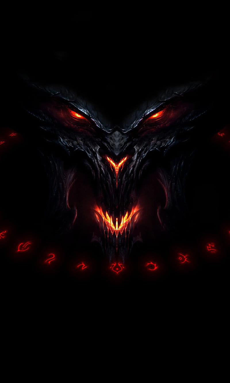 Diablo III, dragon, fire, game, HD phone wallpaper