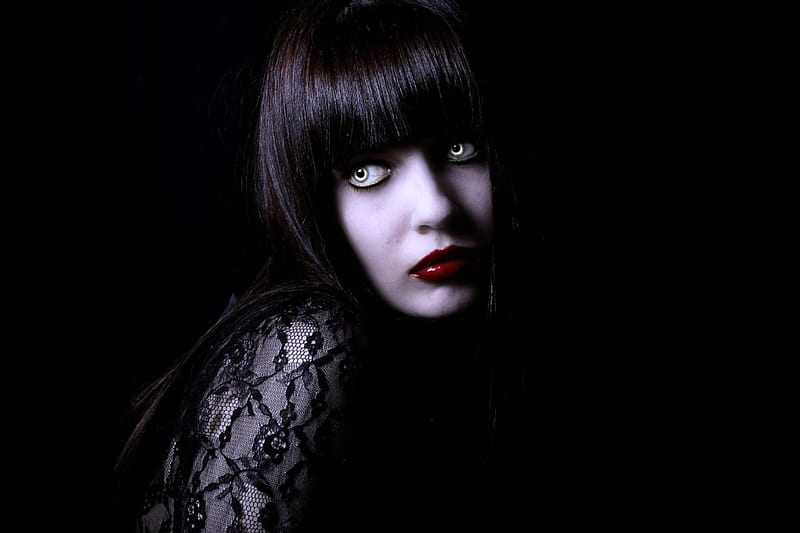 Vampress Alisa, gothic, people, lace, vampire, alisa, vampress, HD ...