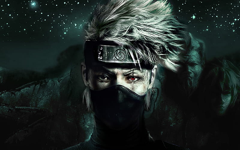 Naruto, Kakashi Hatake, Team 7, Japanese anime, manga, characters, Naruto Shippuden, HD wallpaper