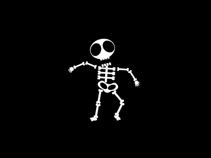Skeleton, amoled, best, bhardwaj10ankit, black and white, dancing, dark,  dream, HD wallpaper | Peakpx
