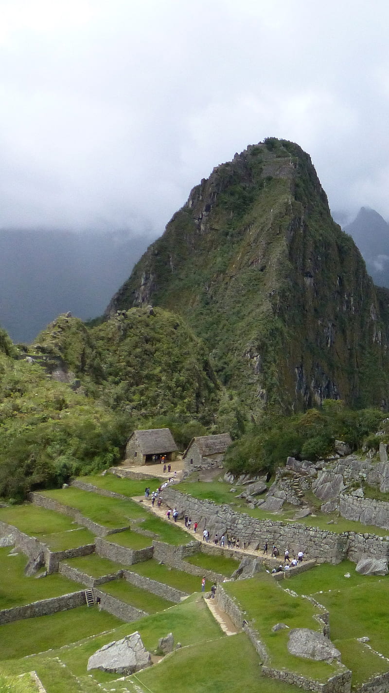 Machu Picchu, andes mountains, incan citadel, peru, HD phone wallpaper