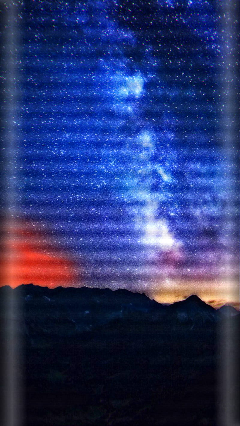 Abstract chetan, chetan solanki, 2018, galaxy, night, stars, color, aurora, HD phone wallpaper