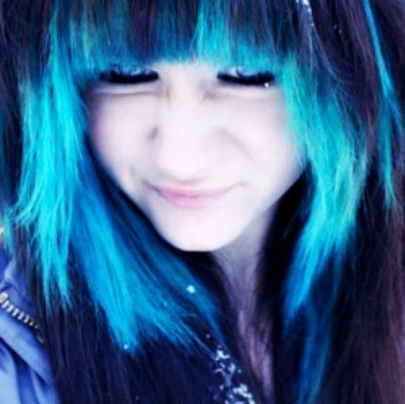 Cute Emo Scene Girl, cute, hair, emo, emo scene girl, girl, black, blue,  scene, HD wallpaper | Peakpx