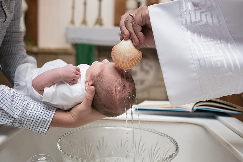 toddler baptized, HD wallpaper