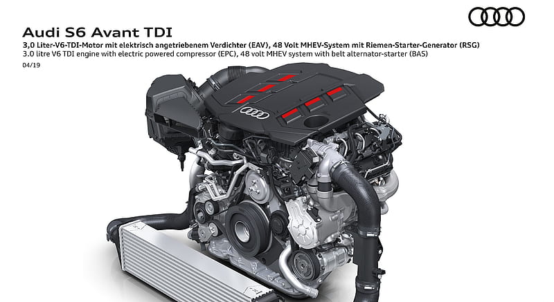 2020 Audi S6 Avant TDI 3.0 litre V6 TDI engine with electric powered compressor (EPC) , car, HD wallpaper