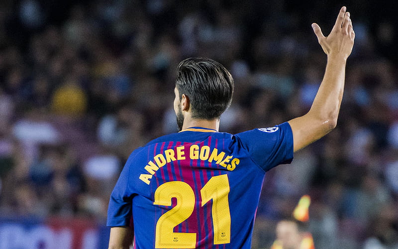 Andre Gomes FC Barcelona, football, Barca, soccer, La Liga, midfielder, HD wallpaper