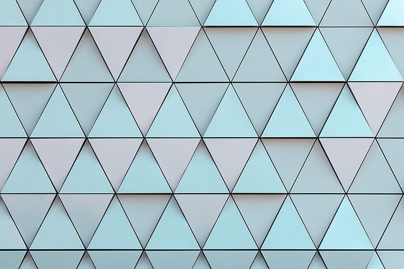 building facade, triangles, Abstract, HD wallpaper