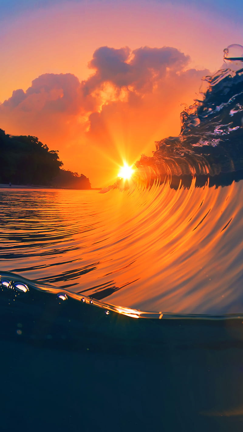 Beach Sunset Waves Desktop Wallpapers  Top Free Beach Sunset Waves Desktop  Backgrounds  WallpaperAccess