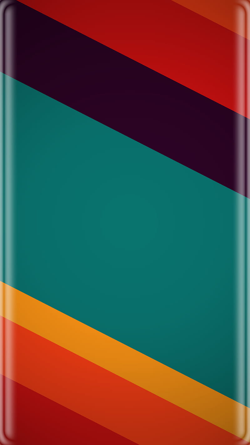 Abstract, colorful, edge, green, orange, s7 edge, stripes, HD phone wallpaper