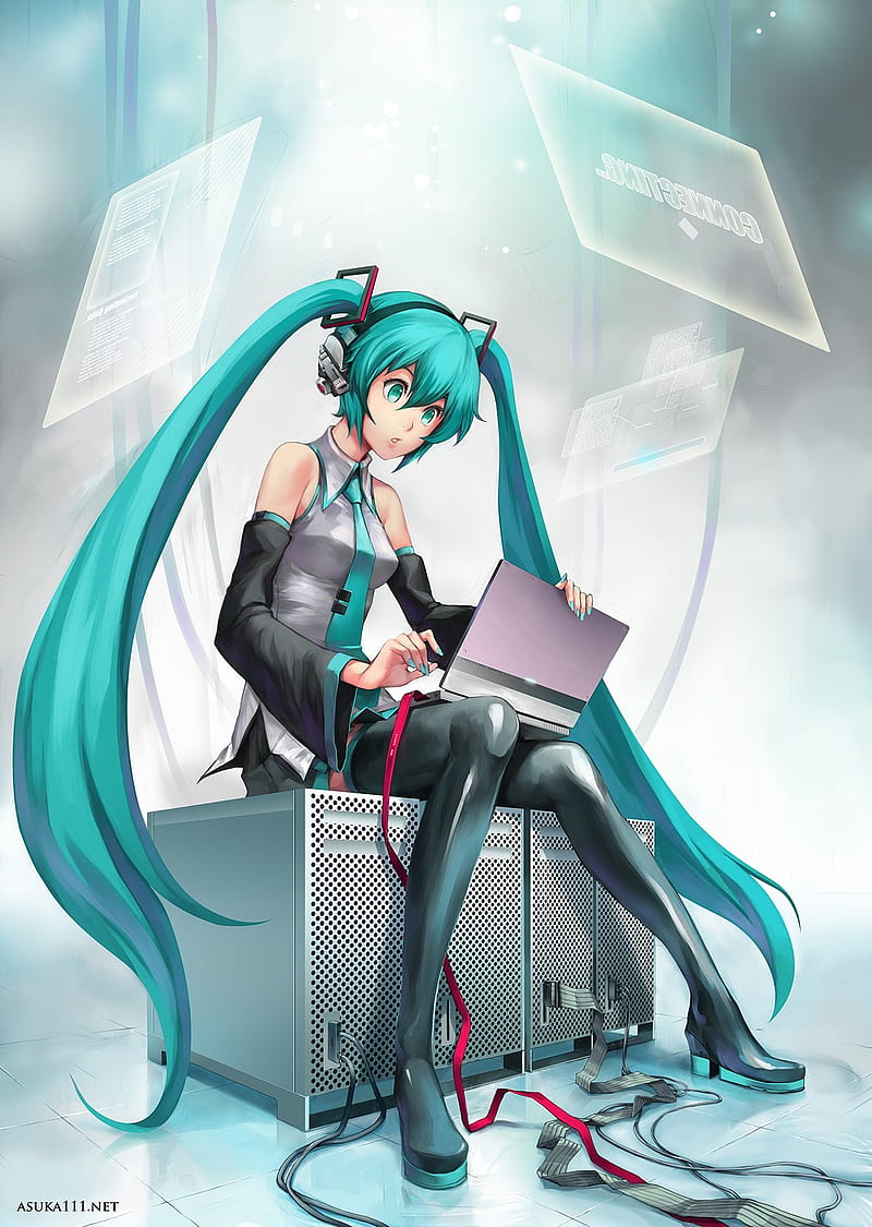 HD wallpaper: anime, cyber, anime girls | Wallpaper Flare