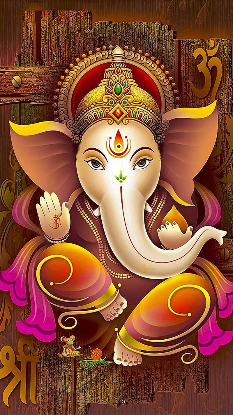 Ganesh Bhagwan Ka, shri ganesh, lord, god, HD phone wallpaper