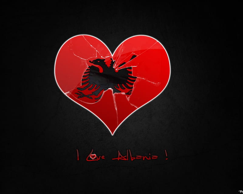 Albanian Broken Heart, Broken, Albanian, Heart, Shqiperia, HD wallpaper