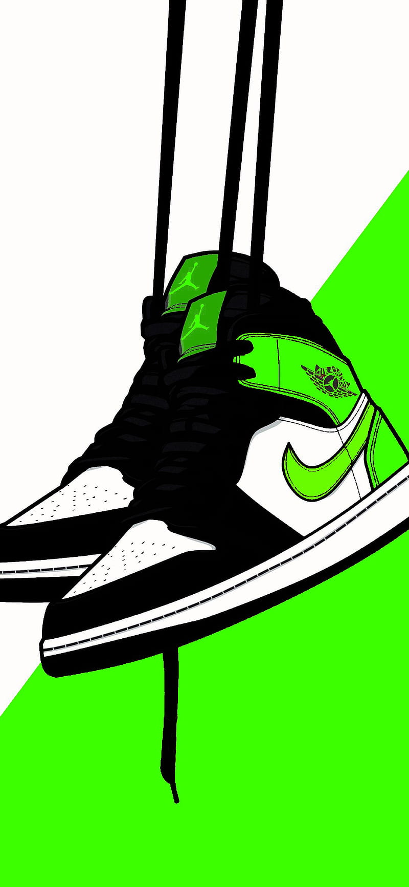 green jordan logo
