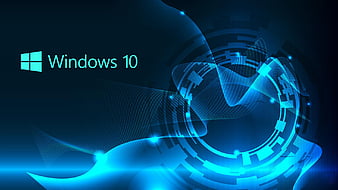 Windows 10 Blue Aesthetic Background Blue Aesthetic, HD wallpaper