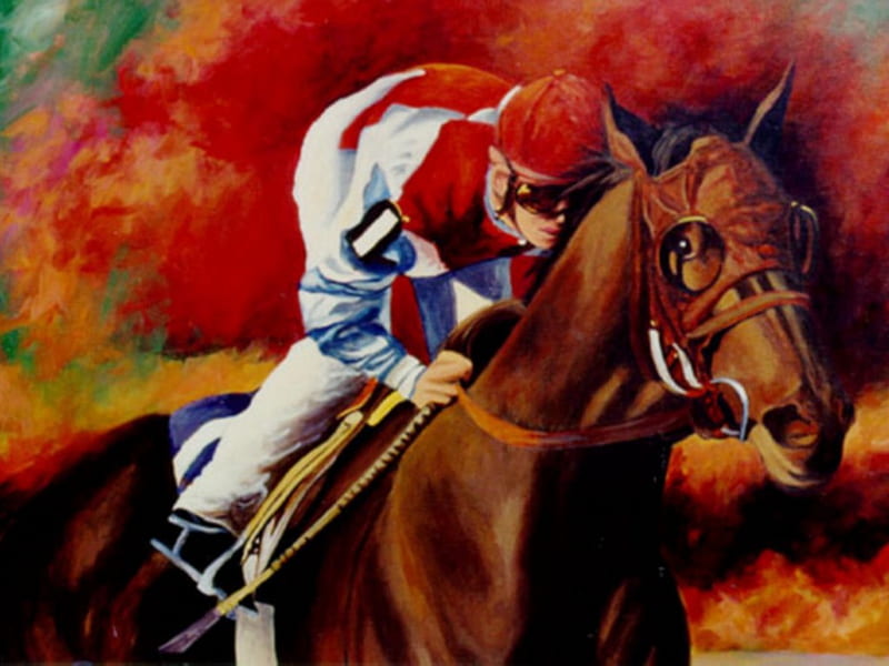 Horserace, horse, animals, thoroughbred, HD wallpaper | Peakpx