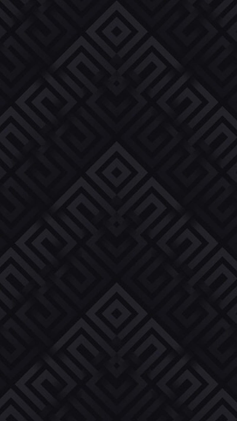 Black Pattern, black, pattern, HD phone wallpaper