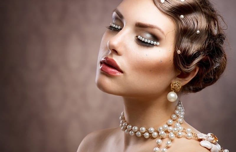 ❤️, Jewellery, Model, Woman, Makeup, HD wallpaper