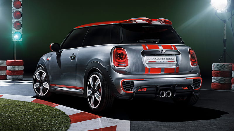 Mini, Mini John Cooper Works, Car, Concept Car, Mini John Cooper Works Concept, Two-Toned Car, HD wallpaper