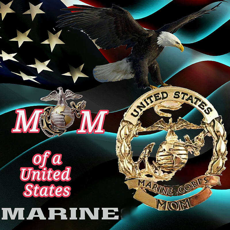 Proud mom of marine, HD phone wallpaper